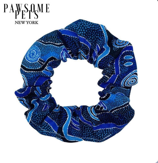 SCRUNCHIES - BLUE LOVE-0