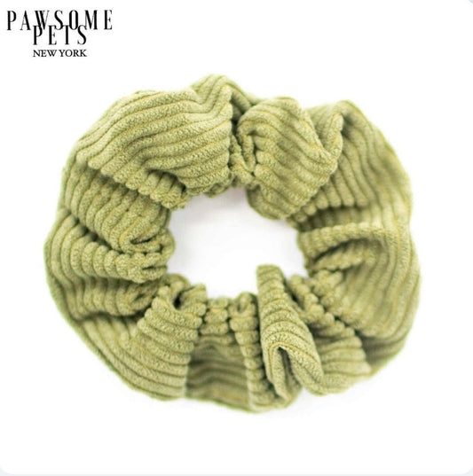 SCRUNCHIES - COTTON GREEN