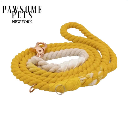 ROPE LEASH - LEMON DROP