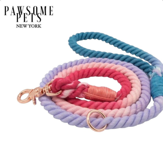 ROPE LEASH - PLUM PERFECT