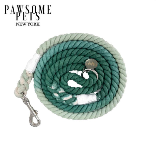 ROPE LEASH - OMBRE VENETIAN GREEN-0