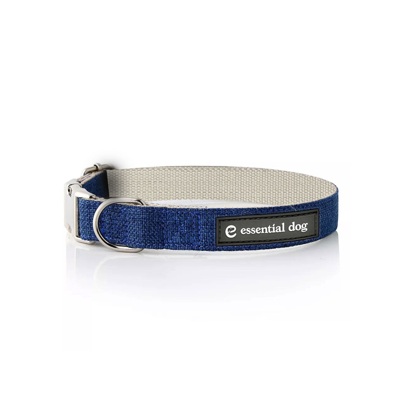 blue hemp dog collar essential dog