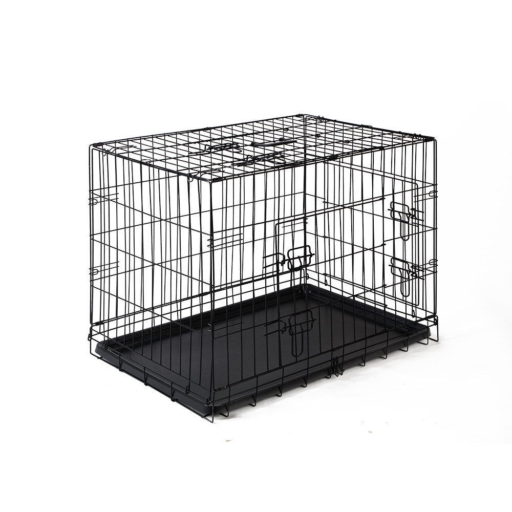 i.Pet Dog Cage 36inch Pet Cage - Black-0