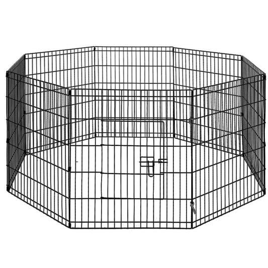 i.Pet Pet Dog Playpen 2X30" 8 Panel Puppy Exercise Cage Enclosure Fence-0