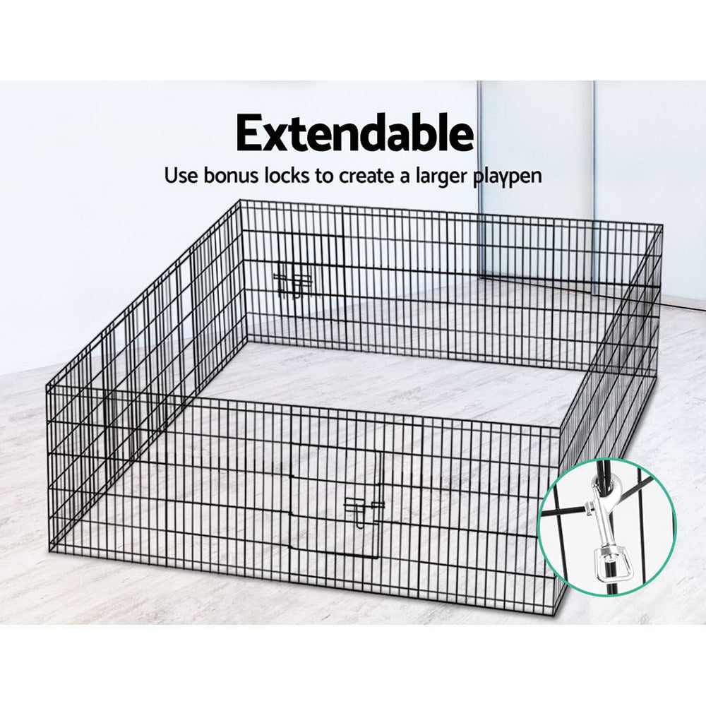 i.Pet Pet Dog Playpen 2X30" 8 Panel Puppy Exercise Cage Enclosure Fence-5