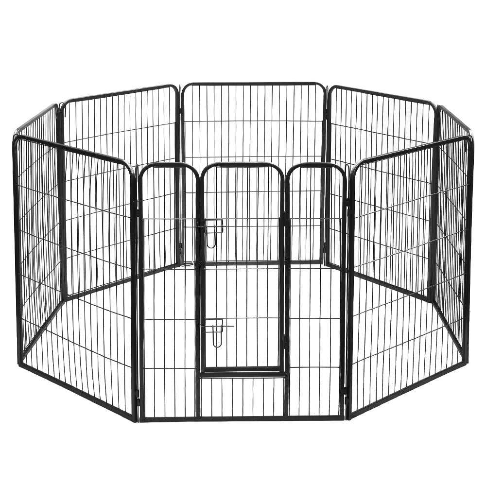 i.Pet Pet Playpen Dog Playpen 40" 8 Panel Puppy Enclosure Fence Cage-0