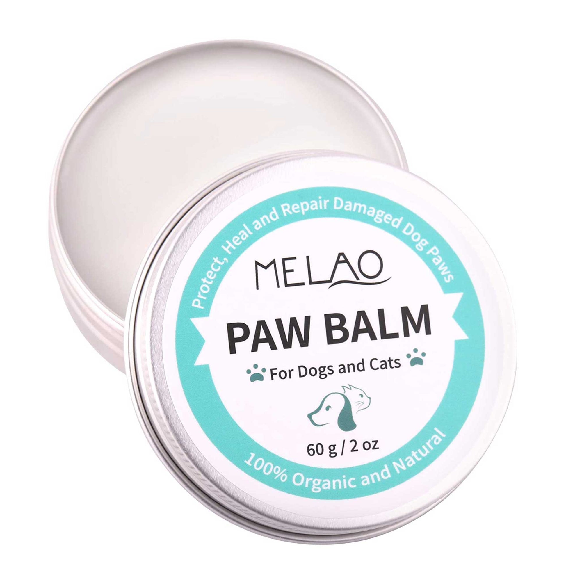 60g Pet Paw Balm - Dog or Cat Natural Organic Nose Soother Wax Ointment Cream-1