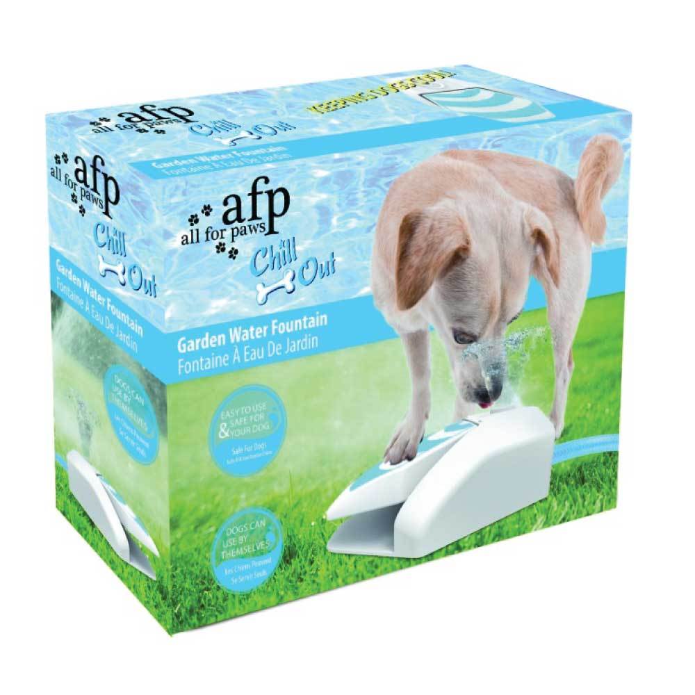 Dog Drinking Water Fountain Outdoor AFP Garden Push On Pet Sprinkler Dispenser-0